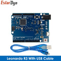 Leonardo R3 Microcontroller Original Atmega32u4 Development Board Or With USB Cable Compatible For DIY Starter Kit