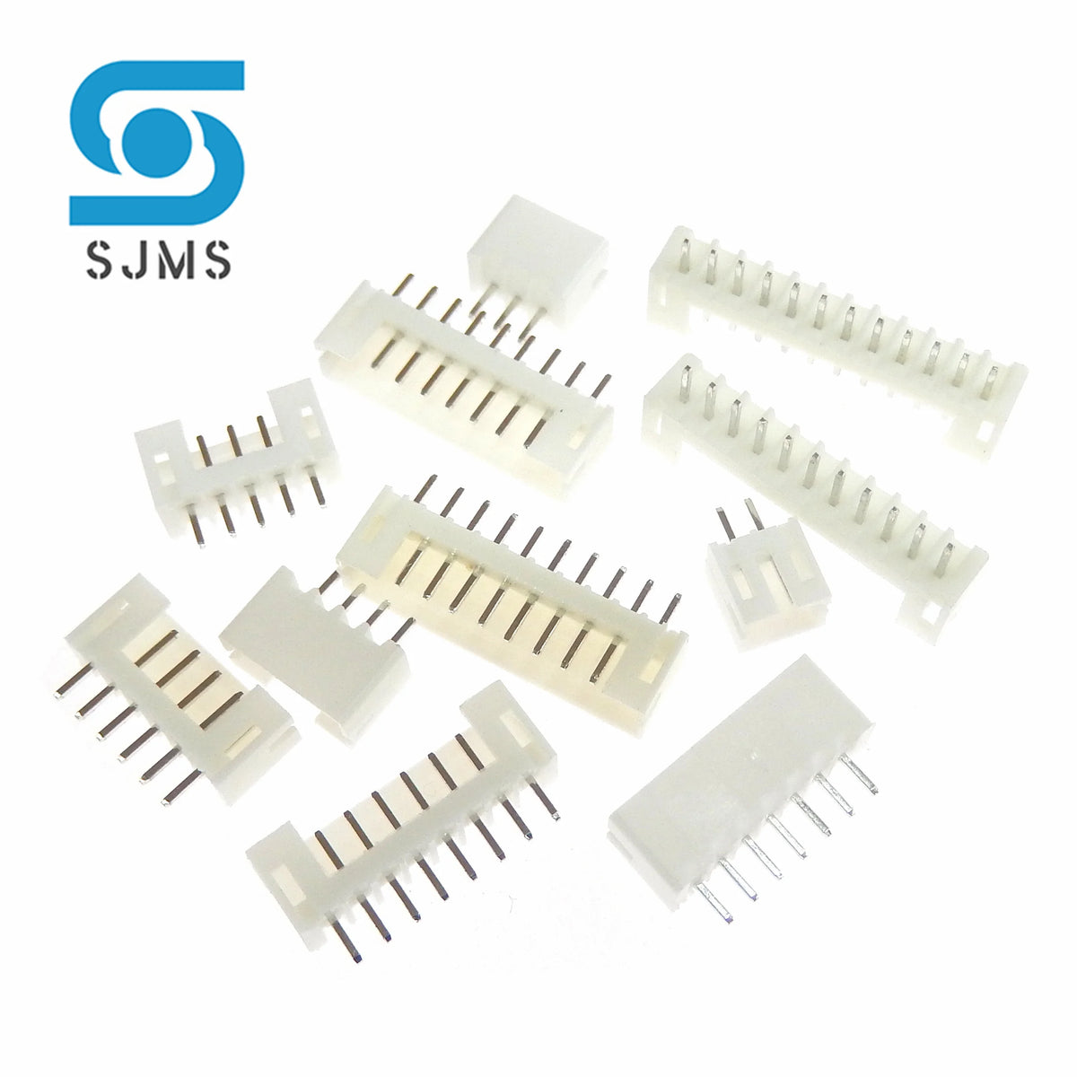 50pcs JST PH2.0 2mm Connectors Leads PH 2.0 2P 3P 4P 5P 6P 7P 8P 9P 10P 11P 12 pin Header 2.0mm male material PH-A straight pins