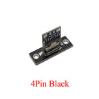 1/6/10Pcs USB Type C Female Connector with Fixing Plate 2P 4P 6 Pin DIY Repair Type-C USB Jack Socket Charging Port
