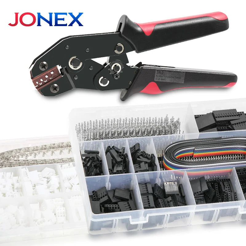 460/1550PCS Micro JST-XH And Dupont Wire Connector Kit 2.54mm 2/3/4/5/6Pin Male/Female Pin Header Cable Jumper Housing Adapter