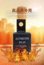Waterproof Automotive Relay 12/24V40A 4P Car Realy  Heavy Duty Switch Car Air Conditioner Fan Lamp Auto Relay with Relay Socket