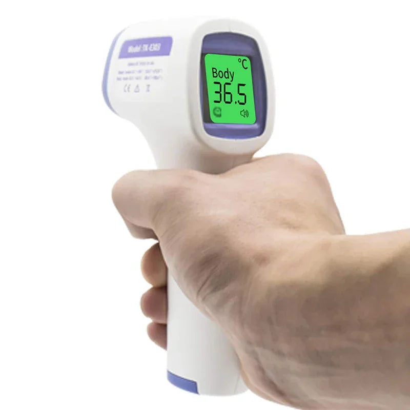 Multifunction Thermometer Three-color Backlit Display Forehead Thermometer Digital Display Infrared Alarm Human Body Thermometer