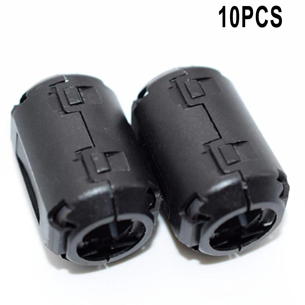 10Pcs TDK Ferrite Core Choke Clip Noise Suppressor Filter Ring Cable Clamp RFI EMI For Audio/Video Cables Power Cord