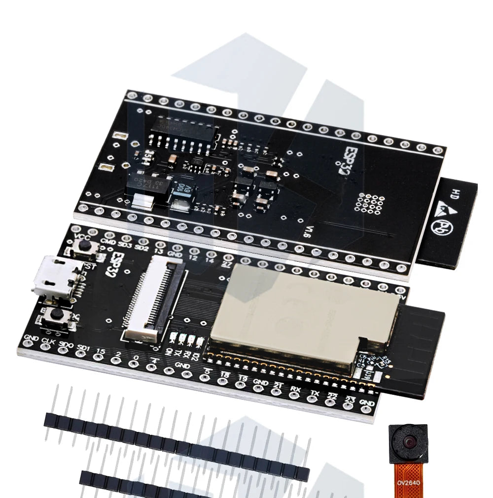 ESP32-W-ROVER Board with Camera ESP32 CAM Camera Module Wi-Fi Bluetooth Module for Arduino IDE C Python Code GC2640