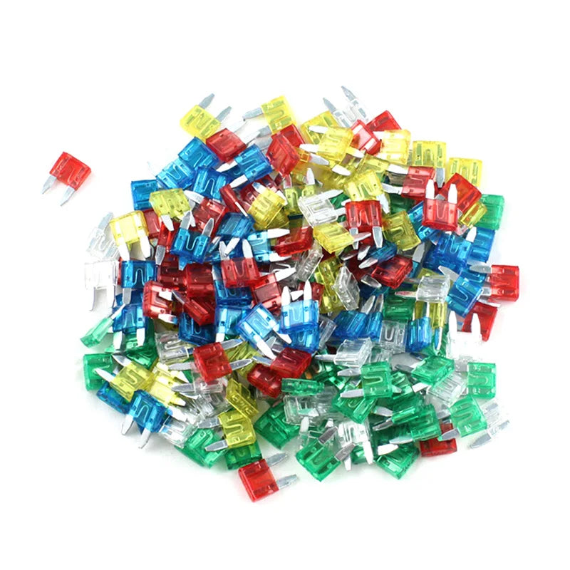 20 Pcs 5A 7.5A 10A 15A 20A 25A 30A Amp Mini Fuses for Car Truck Automotive Fuse Accessories Blade