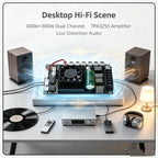 DC18-55V TPA3255 HIFI Digital Amplifier Module Dual-channel 300W*2 stereo Audio Speaker No Bluetooth interfere Pure sound