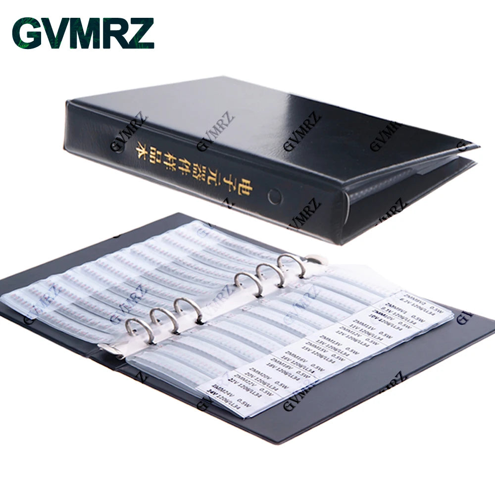 675/1350PCS SMD LL34 Zener Diode Kit book 0.5W 1/2W 3V-24V 2V-39V SMD Diode Set 1N4148