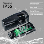 DC 12-24V Infrared Beam Sensor Detector Alarm Photocell Transmitter Battery Powered For Sliding Swing Gate Opener Barrier