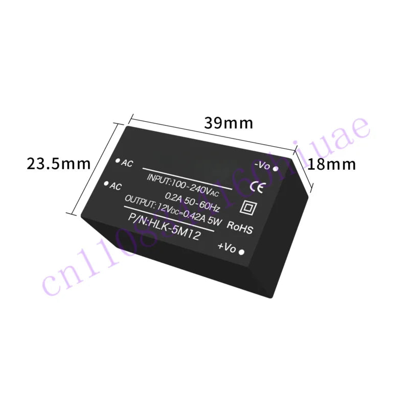HLK-5M03 HLK-5M05 HLK-5M09 HLK-5M12 HLK-5M15 HLK-5M24 ACDC power module 5pcs