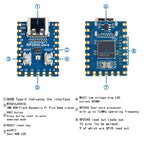 1-10PCS RP2040-Zero RP2040 for Raspberry Pi Microcontroller PICO Development Board Dual-core Cortex M0+ Processor 2MB Flash XCW