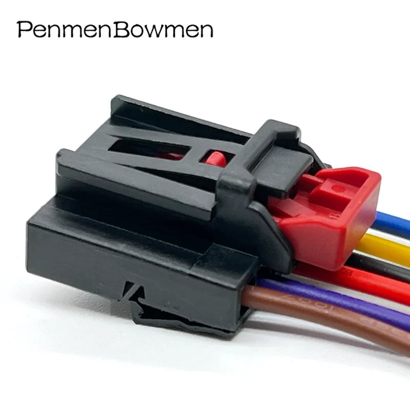 1 Set 6 Pin Auto Rear Lamp Seat Height Adjuster Electrical Cable Connectors Female Wire Harness Plug For 1S0972706