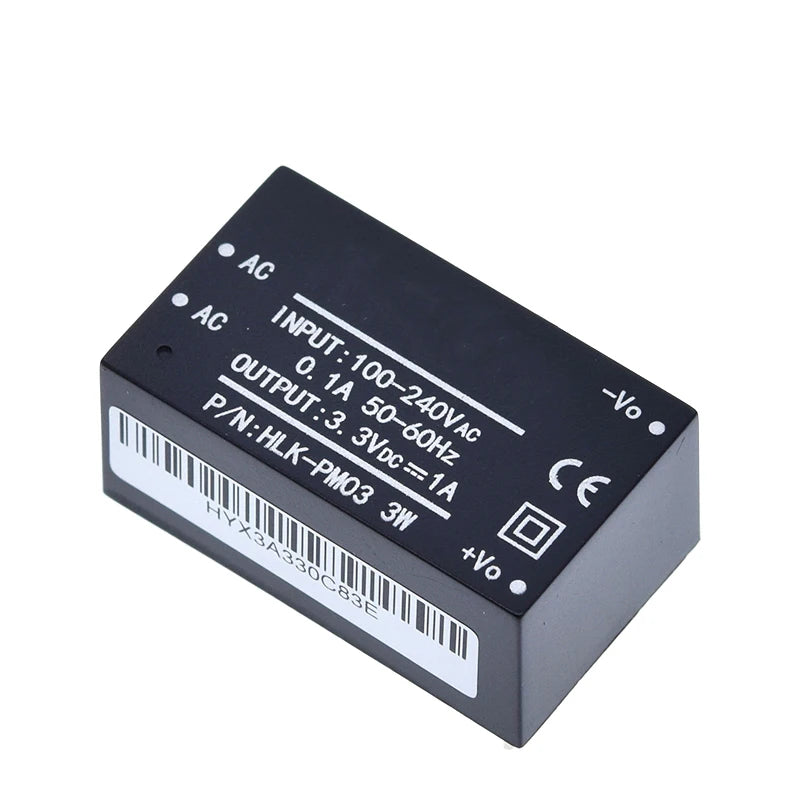HLK-PM01 HLK-PM03 HLK-PM12 HLK-5M03/12 AC-DC 220V to 5V/3.3V/12V Mini Power Supply Module Intelligent Household Switch HLK-5M05.