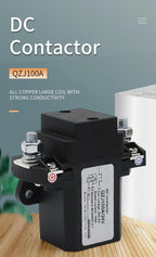 DC Contactor 12V 24V 36V 48V 60V 72VV Power Relay 100A Forklift Normally Open Noramlly Closed QZJ100A