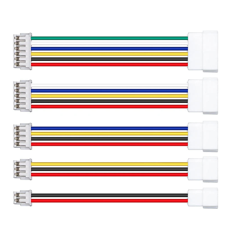 10PCS JST ZH1.5 Male To Female Connector  Extension Line 2P/3P/4P/5P/6P ZH1.5mm Pitch With 10/20/30cm Cable 28AWG