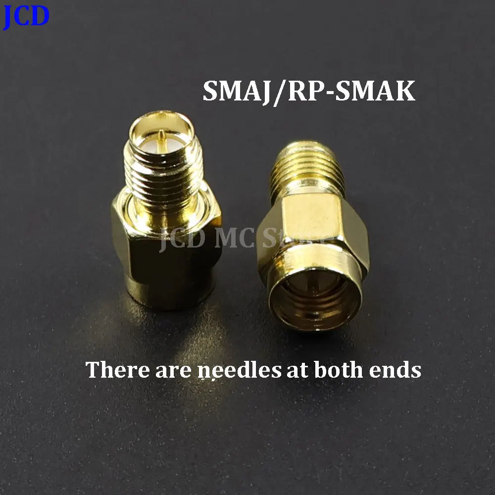 1/3/5piece SMA Male Female RF Straight Connector 90 Degree Right Angle Tee Type 3Way Splitter RPSMA To RP-SMA Male Adapter