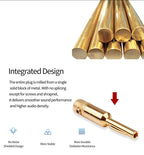 YYTCG- Connector Corrosion resistant banana plugs, audio, video, amplifiers, speakers, cable jacks, 4Pcs