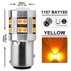 2/4 PCS CANBUS 1156 BA15S 1157 BAY15D LED Bulb For Car Turn Signal Reverse Brake Parking Lights 12V 24V 3030-24SMD 1000LM White