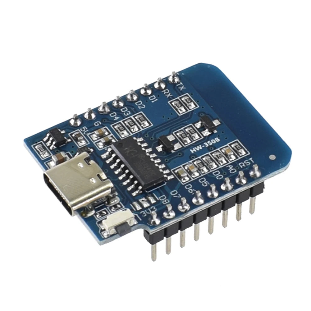 50/20/10/1PCS ESP-12F ESP8266 D1 Mini WIFI Development Board NodeMCU Lua IOT Wifi Welded Boards Type-C Interface Soldered Module