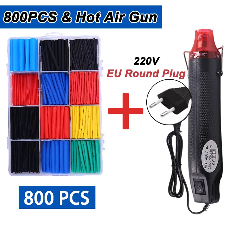 Heat Shrink Tube Kit Thermoresistant Tubing Heat Shrink Wire Wrapping Electrical Connection Cable Insulation Sleeved Protecter