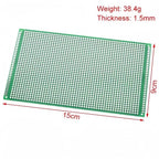 Double Side Prototype Diy Universal Printed Circuit 2.54mm PCB Board Protoboard For DIY Soldering Project 6x8 5x7 4x6 3x7 2x8cm
