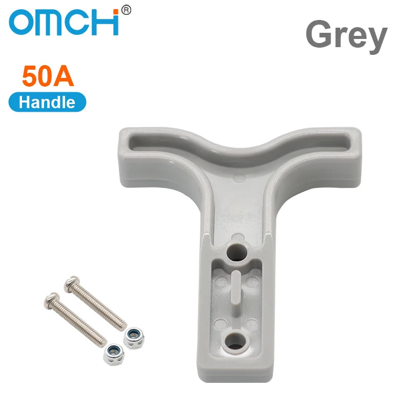OMCH 50A 120A 175A 350A Double Pole with Copper Contact Power Connectors Accessories Handle Soft Rubber Dust Cover