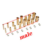 1-10pcs 2.0mm 3.0mm 3.5mm 4.0mm 5.0mm 5.5mm 6mm 6.5mm 8mm Gold-plated Bullet Plug High Current Banana Connector for RC Lipo