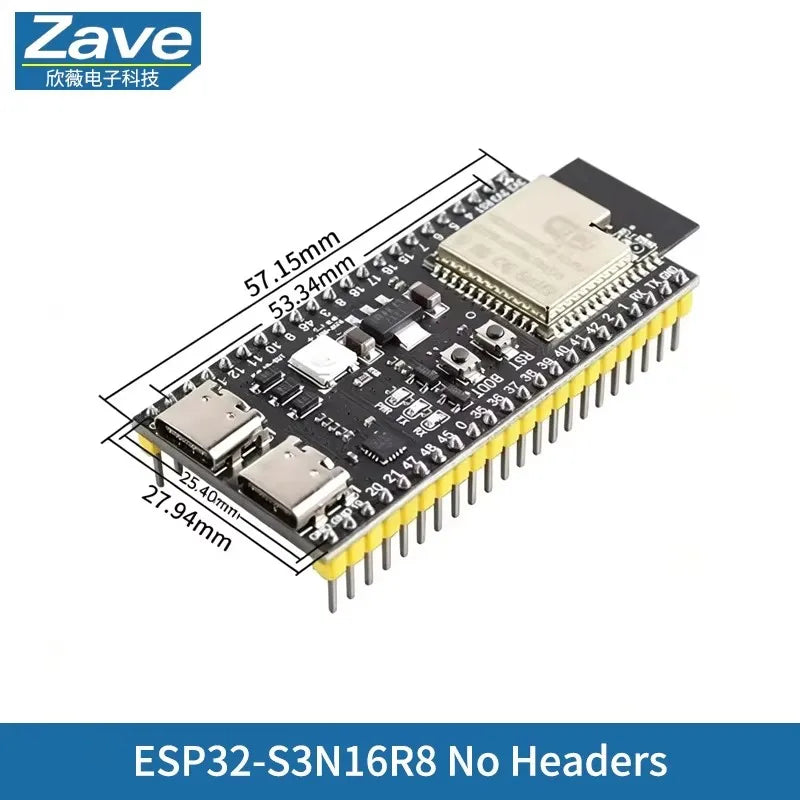 ESP32-S3 ESP32 Development Board WiFi Bluetooth Dual Core ESP-WROOM-32 USB Type-C CP2102 CH340 Compatible Arduino IoT DIY Module