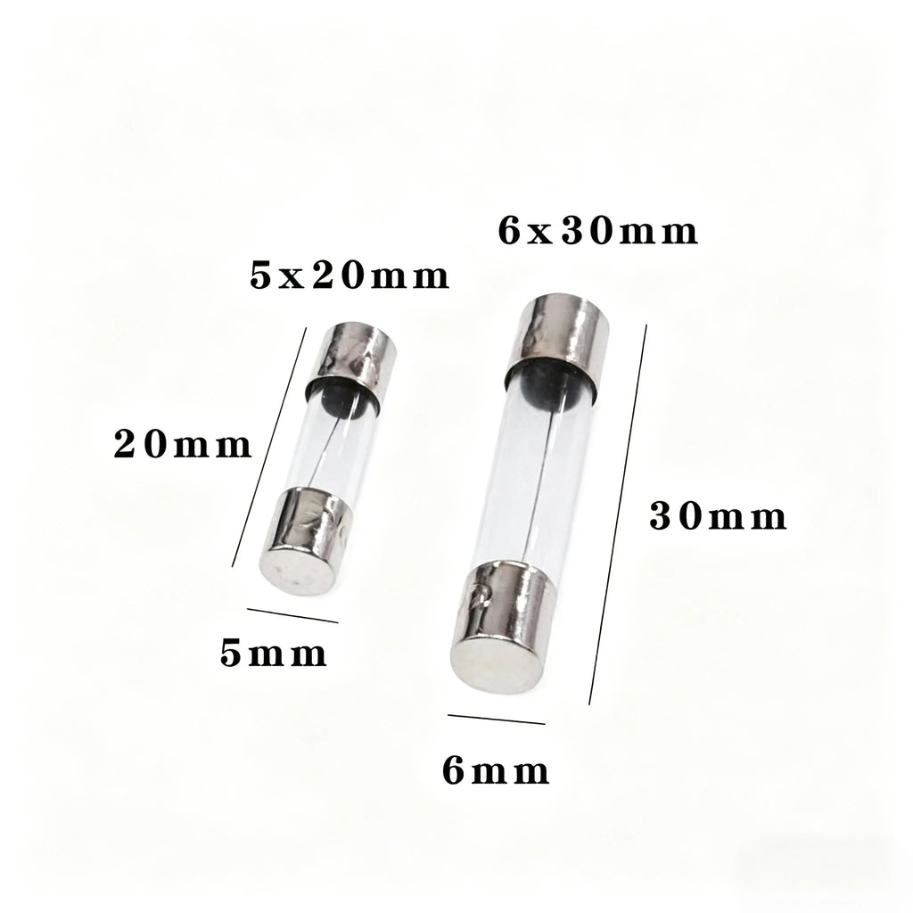 10/20/lot One Sell 6*30mm Fast Blow Glass Tube Fuses 6x30mm 250V 100mA 200mA 250mA 315mA 500mA 630mA 750mA 20A 25A 30A AMP Fuse
