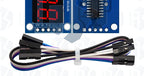 ‌4-Digit 7-Segment LED Display Module with 74HC595 Shift Register (Serial Interface) for Arduino