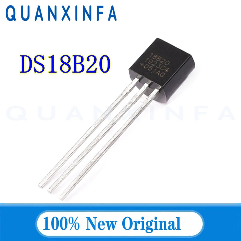 5PCS DS18B20 Temperature Sensor Thermometer 18B20 TO-92 DS18B20U MSOP-8 DS18B20Z SOP8