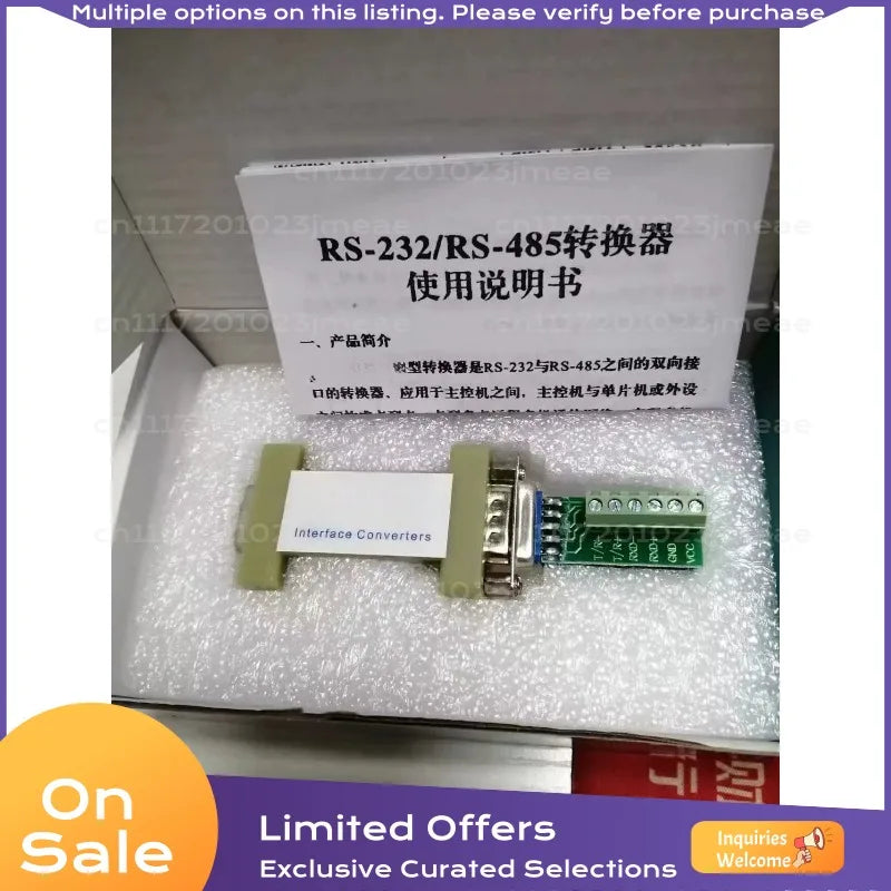 For HEXIN RS232 to RS485 Converter, Passive Bidirectional Serial Port Adapter, 6 Pin Terminal Connector
