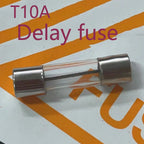 100PCS Slow Break 5*20mm Delay Fuse Tube 250V T1A T2A T3.15AT4A T5A T6.3A T10A Box Spiral Wire Glass Fuse Tube Delay