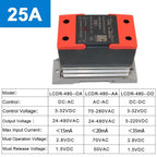 LCTC Solid State Relay 10A25A40A60A80A100A120A DIN Installation DC to AC AC to AC DC to DC Single-phase SSR With Radiator