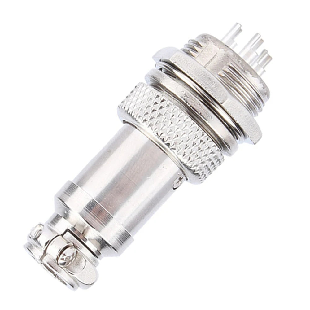 1pc GX16 3-pin Screw-type Aviation Electrical Socket Connector Wire Harness Panel For Data Acquisition Systems Inclinometers