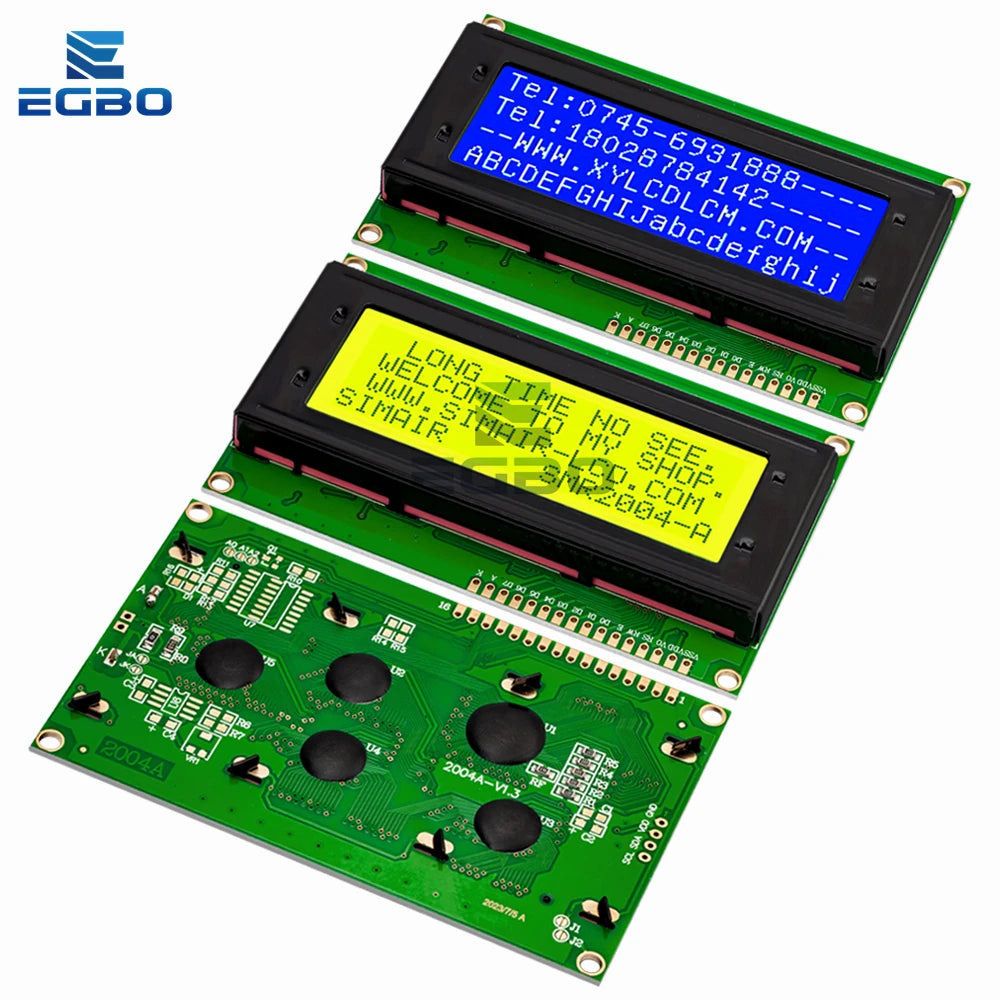1PCS LCD2004+I2C 2004 20x4 2004A blue screen HD44780 Character LCD /w IIC/I2C Serial Interface Adapter Module For Arduino Module