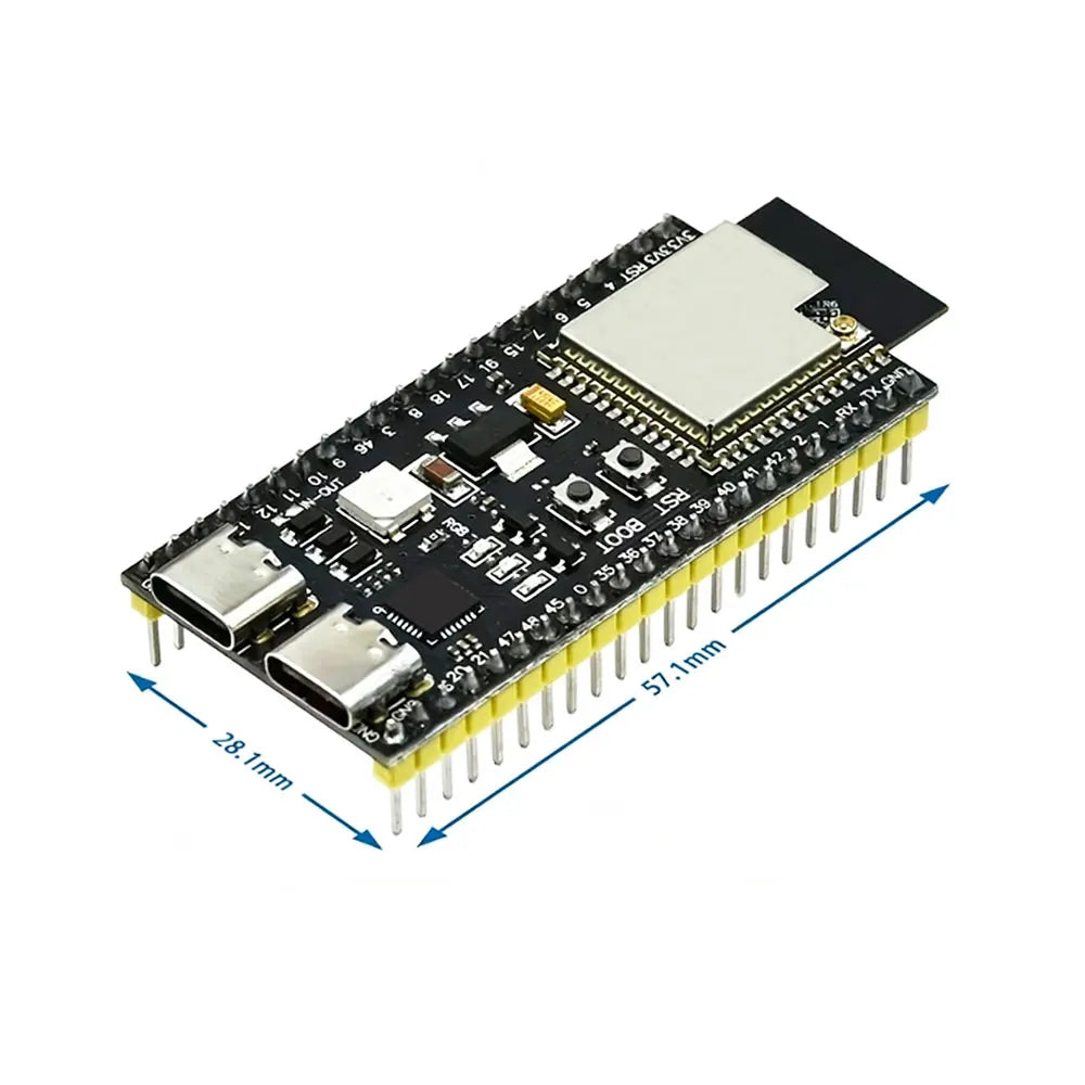 ESP32-S3-DevKitC-1 Development Board BT 2.4G Wifi Module for Arduino 8MB PSRAM 16MB FLASH N16R8 42Pin CH340C Type-C ESP32 S3
