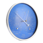 All Season Thermometer Barometer Hygrometer Aluminum Alloy Thermometer Barometer Hygrometer Lightweight for Indoor Outdoor