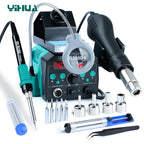 YIHUA 938BD-II 740W Hot Air Gun BGA Rework Station SMD Soldering Iron Desoldering Station LED Lamp Digtal Display Welding Tool