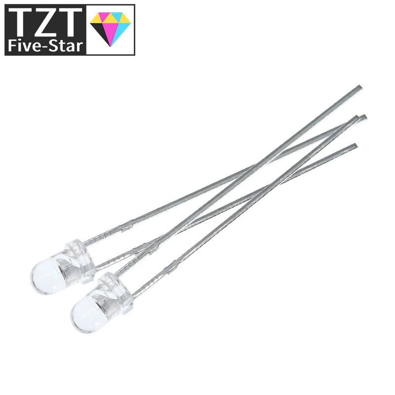 10pairs F3 3MM 940nm LEDs infrared emitter and IR receiver diodes each 5pcs Infrared to tube For arduino