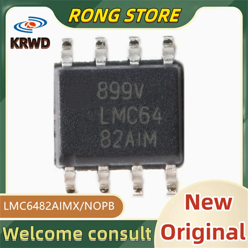10PCS 7390 New and original LMC6482AIM LMC6482AIM/NOPB LMC6482A LMC6482 SOP-8