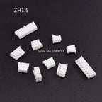 100Pcs JST SH ZH PH XH Connector Housing 1.0mm 1.25mm 1.5mm 2.0mm 2.54mm 2P 3P 4P 5P 6P 7P 8P 10P Plastic Plug Shell Assortment