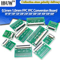 FPC FFC 0.5MM 1.0MM Pitch Conversion board DIY PCB board 6P~60P 6 8 10 20 24 26 30 34 40 50 60 P connector For Cable transfer