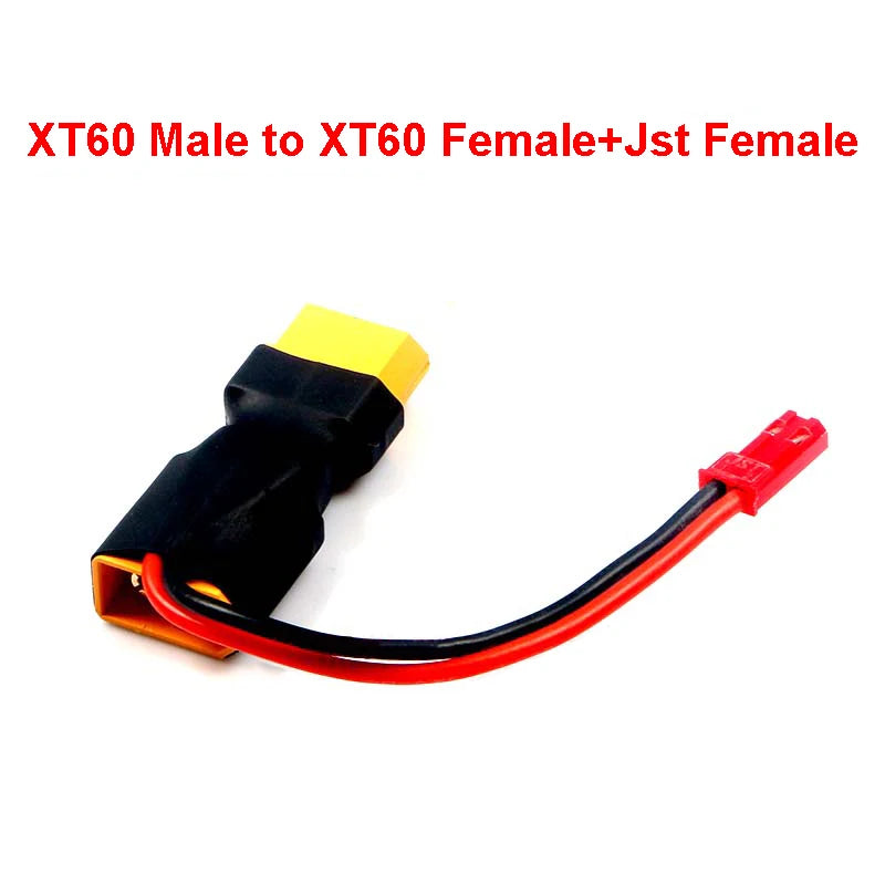1/3/5PCS XT60 T Plug Female to Male JST Female Adapter For RC Helicopter Quadcopter LiPo Battery Plug Connector