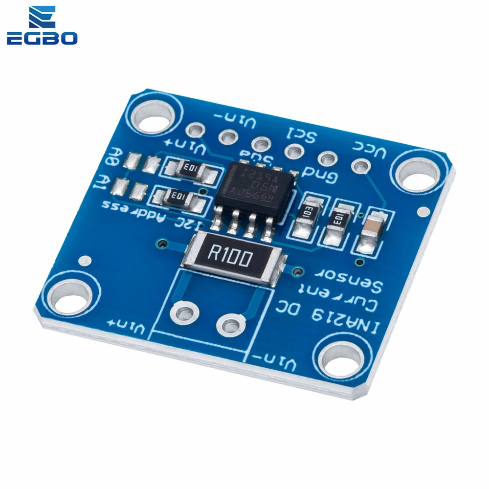 1~5PCS EGBO INA219 I2C Zero Drift Bi-directional Current Power Supply Sensor Breakout Monitoring Module