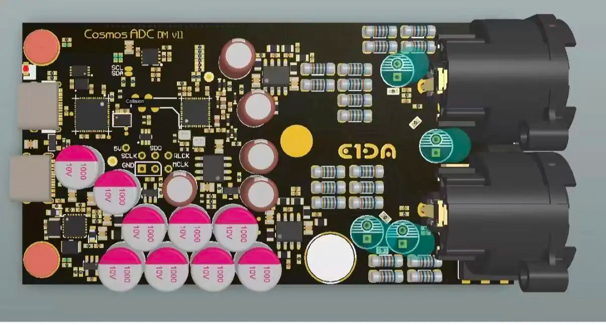 E1DA Cosmos ADC DM Hi-Precision Analog To Digital Converter For Audio Testing