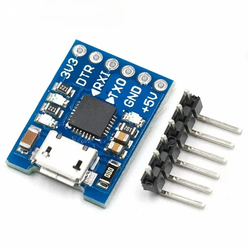 5pcs CP2102 USB 2.0 to UART TTL 5PIN Connector Module Serial Converter STC Replace FT232 CH340 PL2303  MICRO USB for aduino