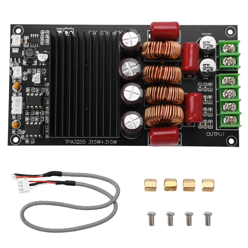 TPA3255 600W Fever Hifi Digital Sound Amplifier Board High-Power Amplifier Dual Channel 2x300W