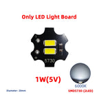 1-20 Pcs Mini LED Light Board DC 5V 1W SMD5730 3000K Warm/White 6000K 20mm Aluminum Plate Lamp Beads and USB Switch Cable On/Off