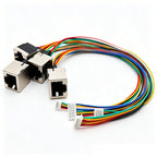 10pcs GH1.25/1.25 4Pin 8Pin to Crystal Head RJ45 Camera Network Ethernet LAN Port Connector Gigabit Switching Module Cable