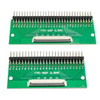 1PCS FFC/FPC Conversion Board 0.5mm Pitch Connector 2.54MM Double Row Bending Pins 4/10/12/14/15/16/18/22/24/26/30/34/40/50/60P